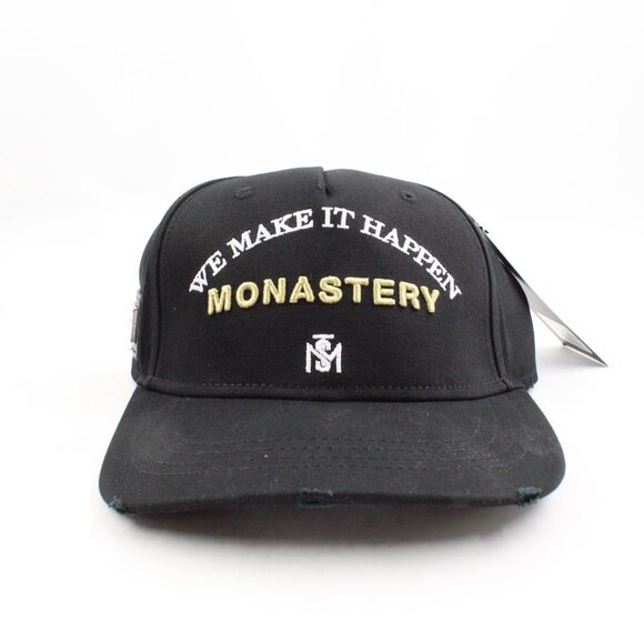 Black and Gold Men's Hat - Picture 2 of 13